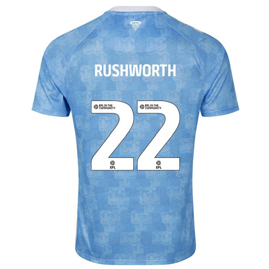 גברים כדורגל קארל רשוורת' #22 תכלת לבן ג'רזי ביתית 2025/26