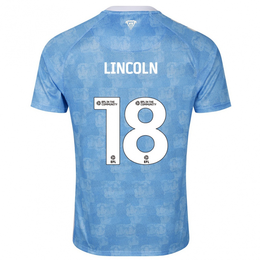 גברים כדורגל Khavarni Lincoln #18 תכלת לבן ג'רזי ביתית 2025/26