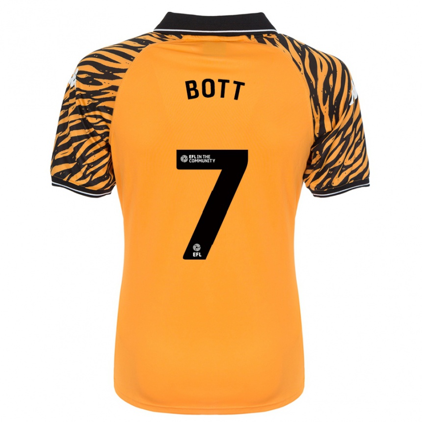 גברים כדורגל Liberty Bott #7 כתום שחור ג'רזי ביתית 2025/26