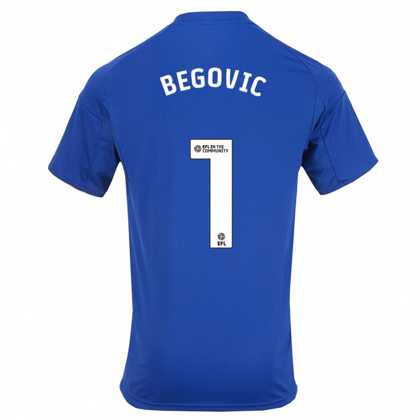 גברים כדורגל אסמיר בגוביץ' #1 כחול זהב ג'רזי ביתית 2025/26