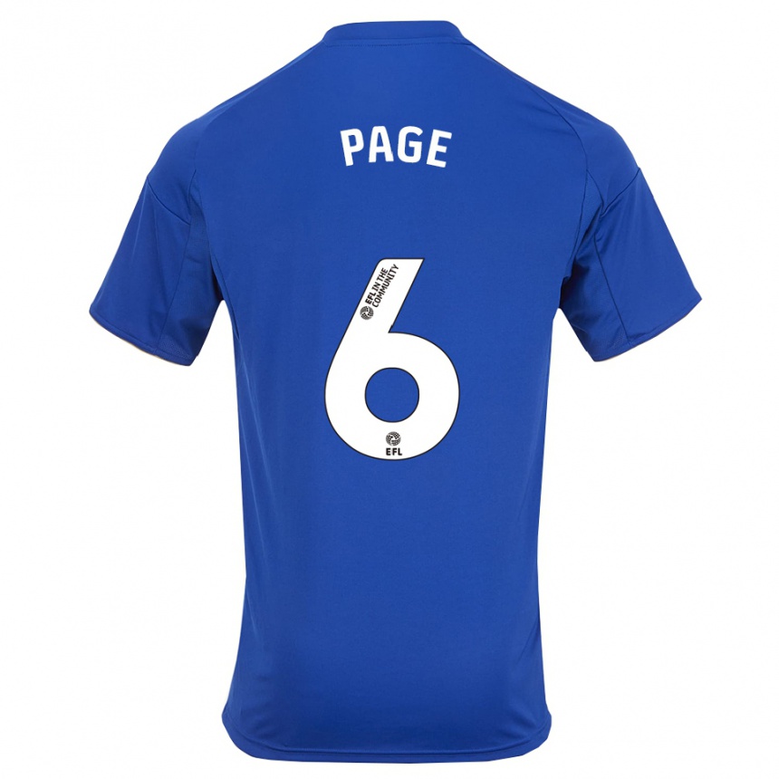 גברים כדורגל Louis Page #6 כחול זהב ג'רזי ביתית 2025/26