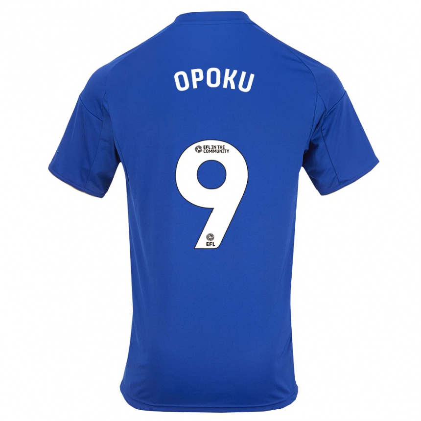 גברים כדורגל ניית׳ן אופוקו #9 כחול זהב ג'רזי ביתית 2025/26