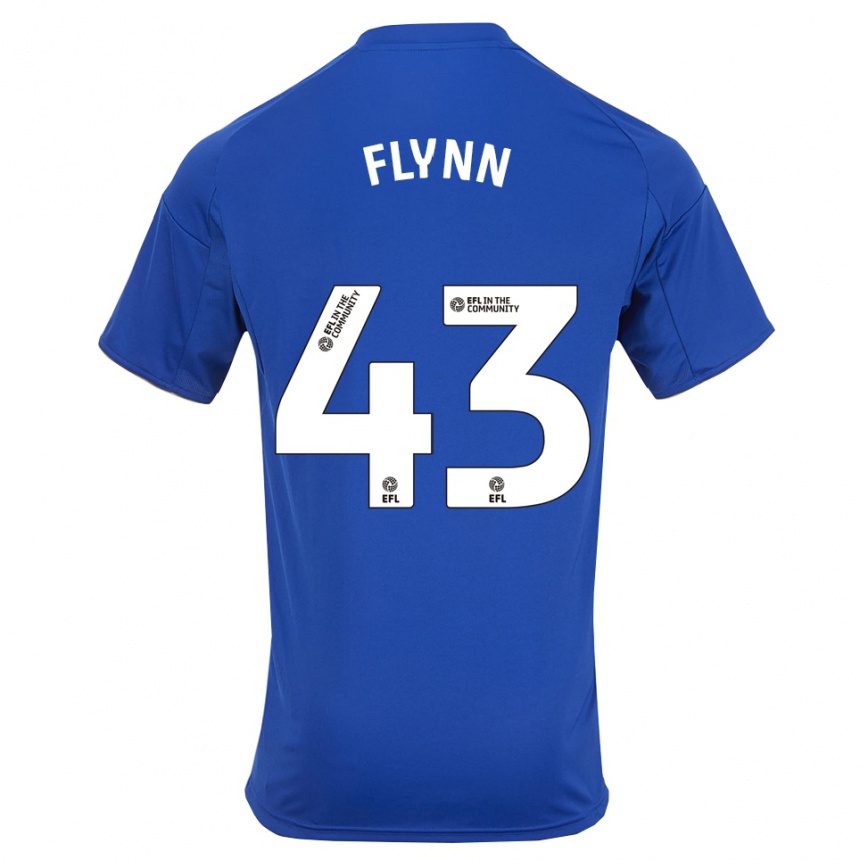 גברים כדורגל שיין פלין #43 כחול זהב ג'רזי ביתית 2025/26