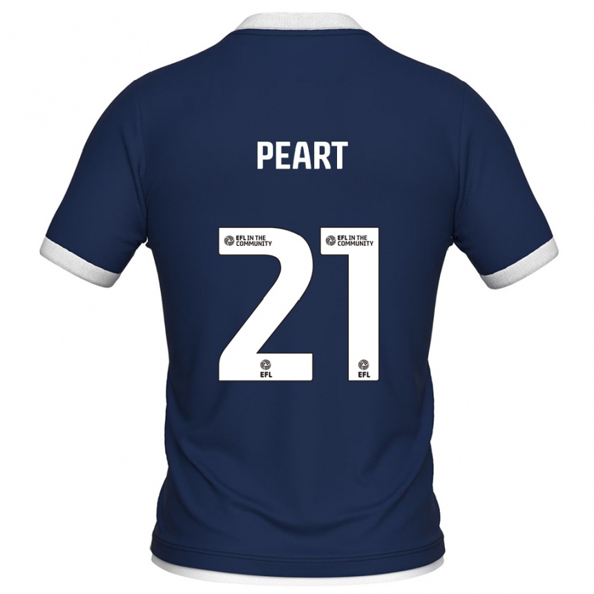 גברים כדורגל Kalani Peart #21 כחול נייבי לבן ג'רזי ביתית 2025/26