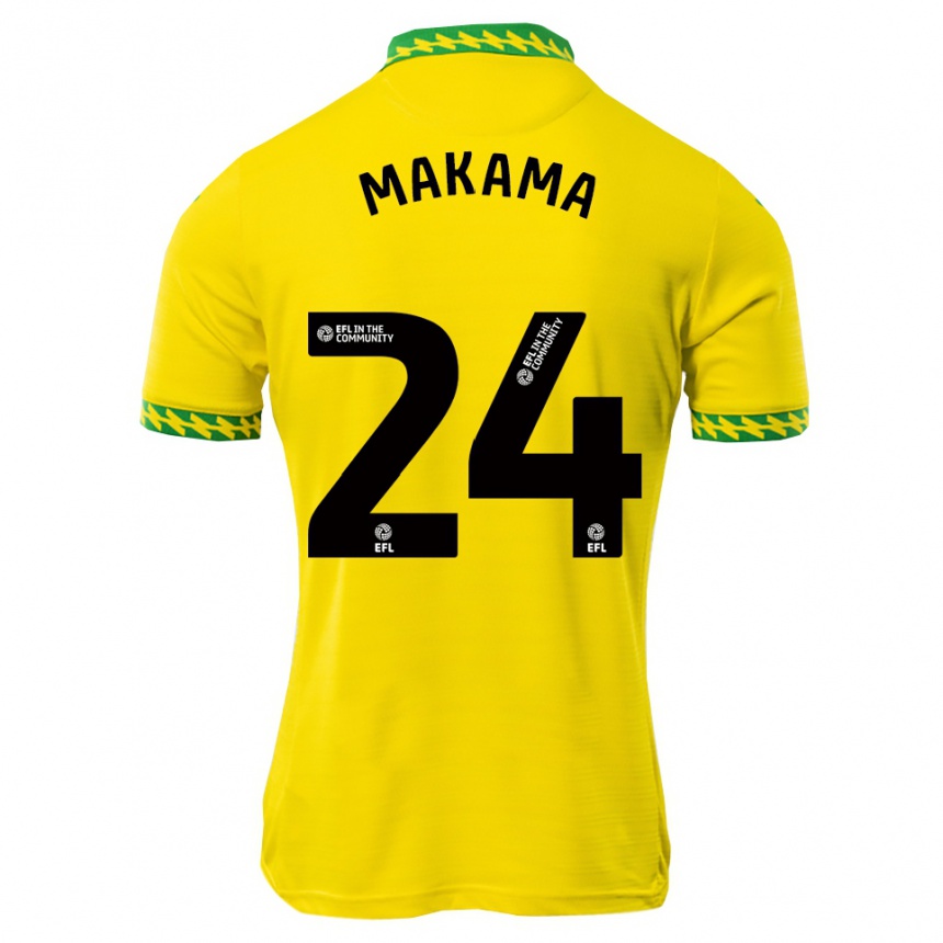 גברים כדורגל ג'ובון מקמה #24 לבן ירוק ג'רזי ביתית 2025/26