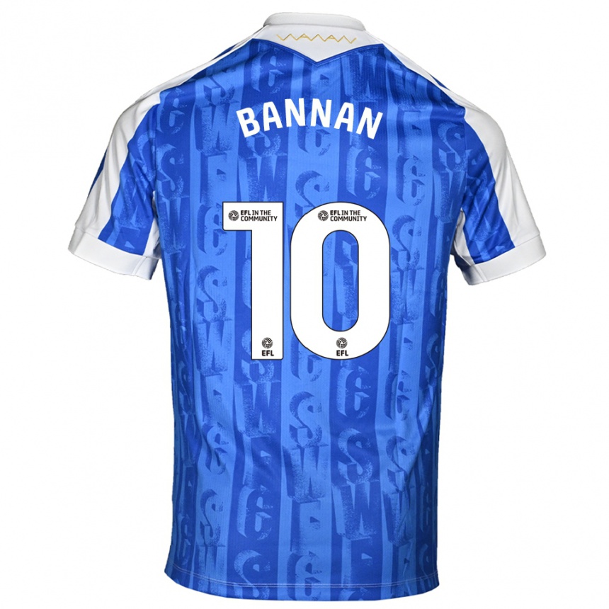 גברים כדורגל בארי באנן #10 כחול לבן ג'רזי ביתית 2025/26