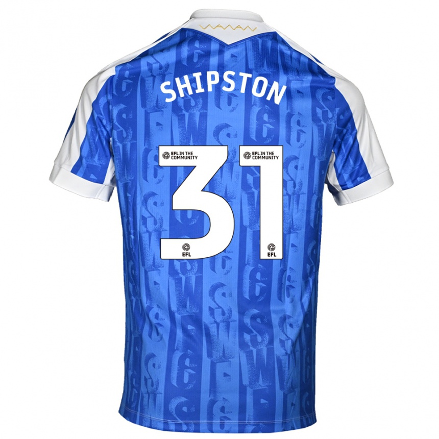 גברים כדורגל ריו שיפסטון #31 כחול לבן ג'רזי ביתית 2025/26