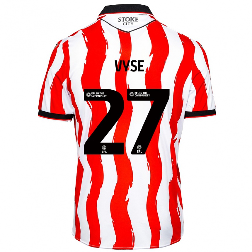 גברים כדורגל ריה וייז #27 לבן אדום ג'רזי ביתית 2025/26