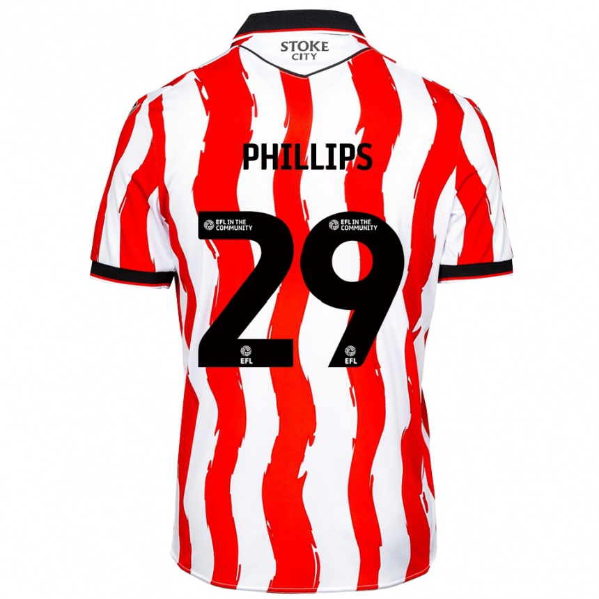 גברים כדורגל ד'מרג'יו רייט-פיליפס #29 לבן אדום ג'רזי ביתית 2025/26