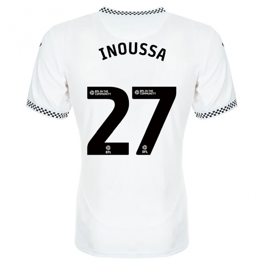 גברים כדורגל Zeidane Inoussa #27 לבן כתום ג'רזי ביתית 2025/26