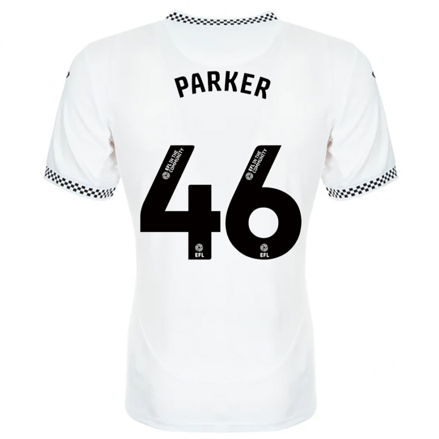גברים כדורגל ארתור פרקר #46 לבן כתום ג'רזי ביתית 2025/26