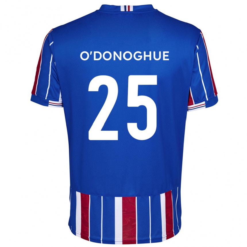 גברים כדורגל פרדי או'דונוהיו #25 כחול אדום לבן ג'רזי ביתית 2025/26