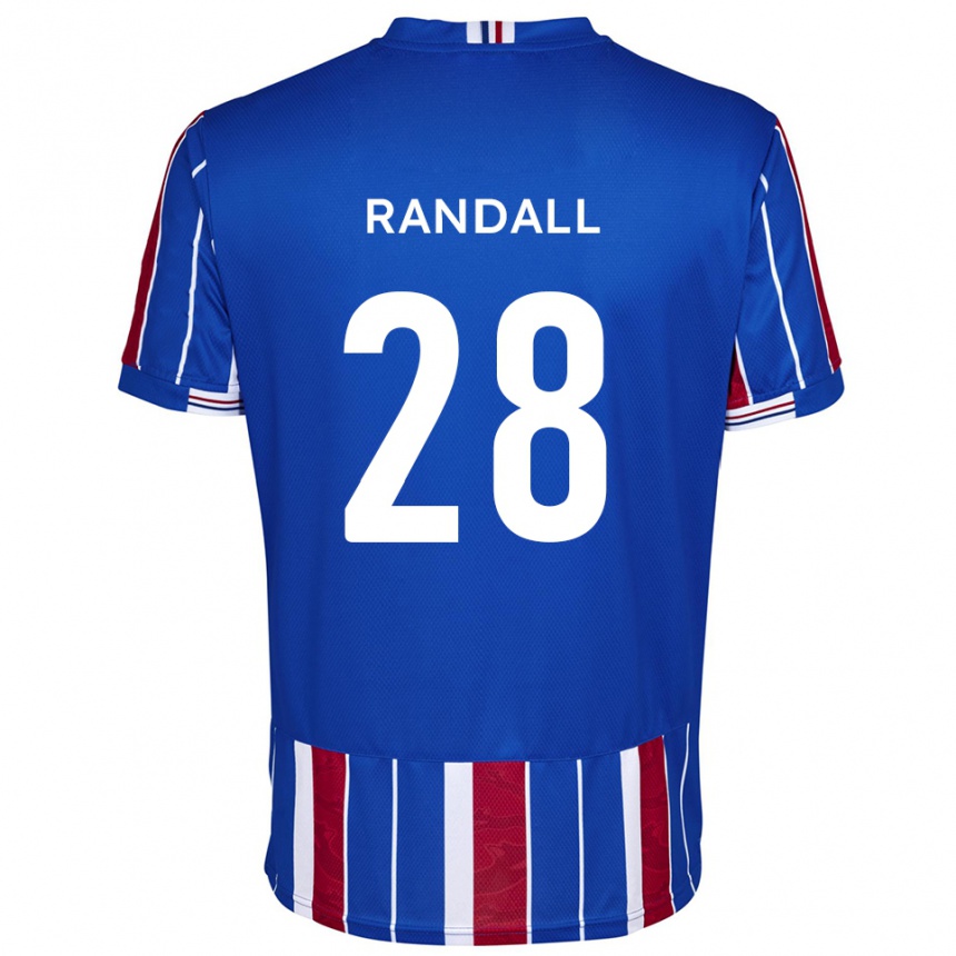 גברים כדורגל Thomas Randall #28 כחול אדום לבן ג'רזי ביתית 2025/26