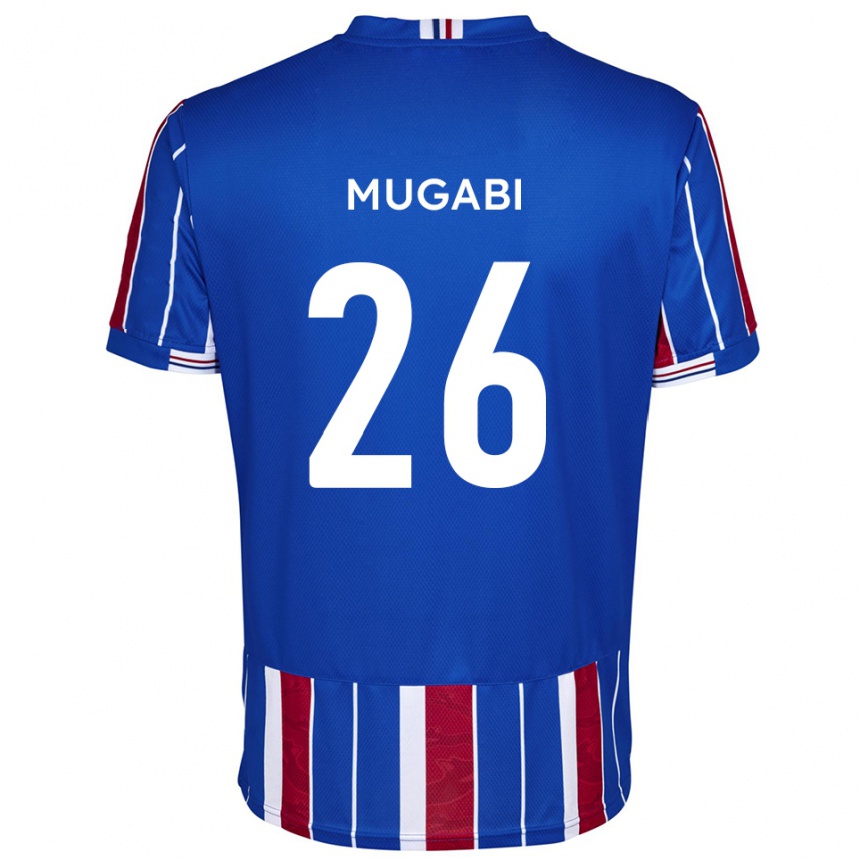 גברים כדורגל בוויס מוגאבי #26 כחול אדום לבן ג'רזי ביתית 2025/26