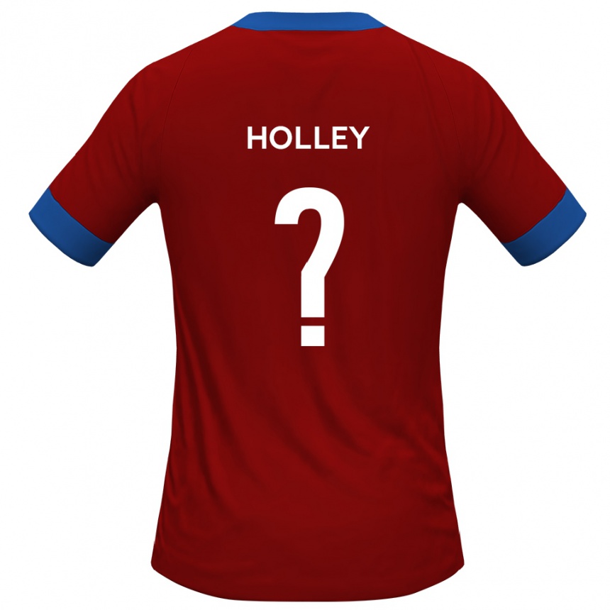 גברים כדורגל Mark Holley #0 כחול אדום ג'רזי ביתית 2025/26