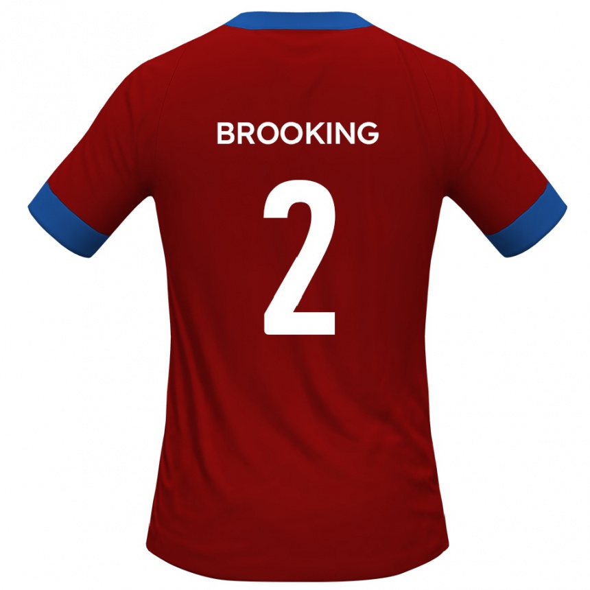 גברים כדורגל ג׳ושוע רויסטון ברוקינג #2 כחול אדום ג'רזי ביתית 2025/26