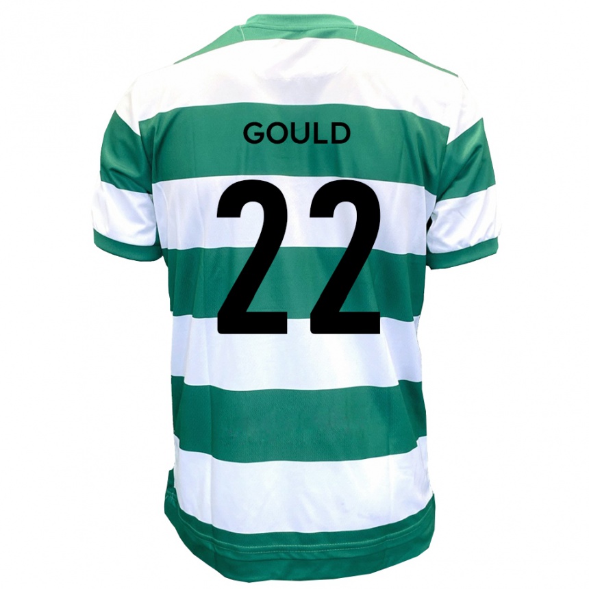 גברים כדורגל Matt Gould #22 ירוק לבן ג'רזי ביתית 2025/26