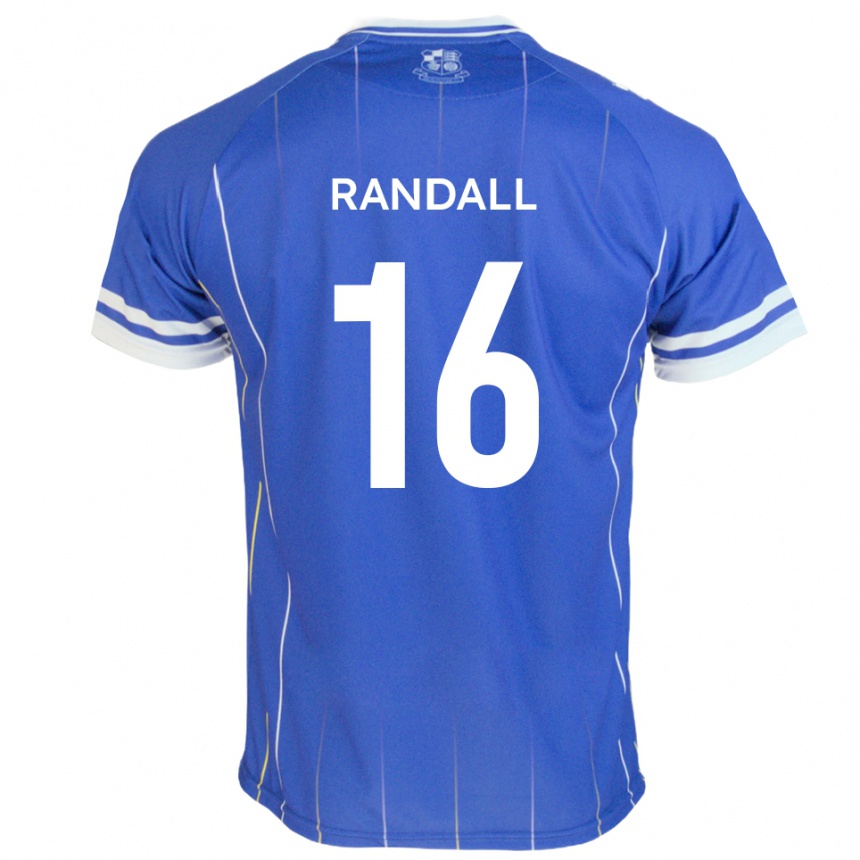 גברים כדורגל ויל רנדל #16 כחול מלכותי ג'רזי ביתית 2025/26