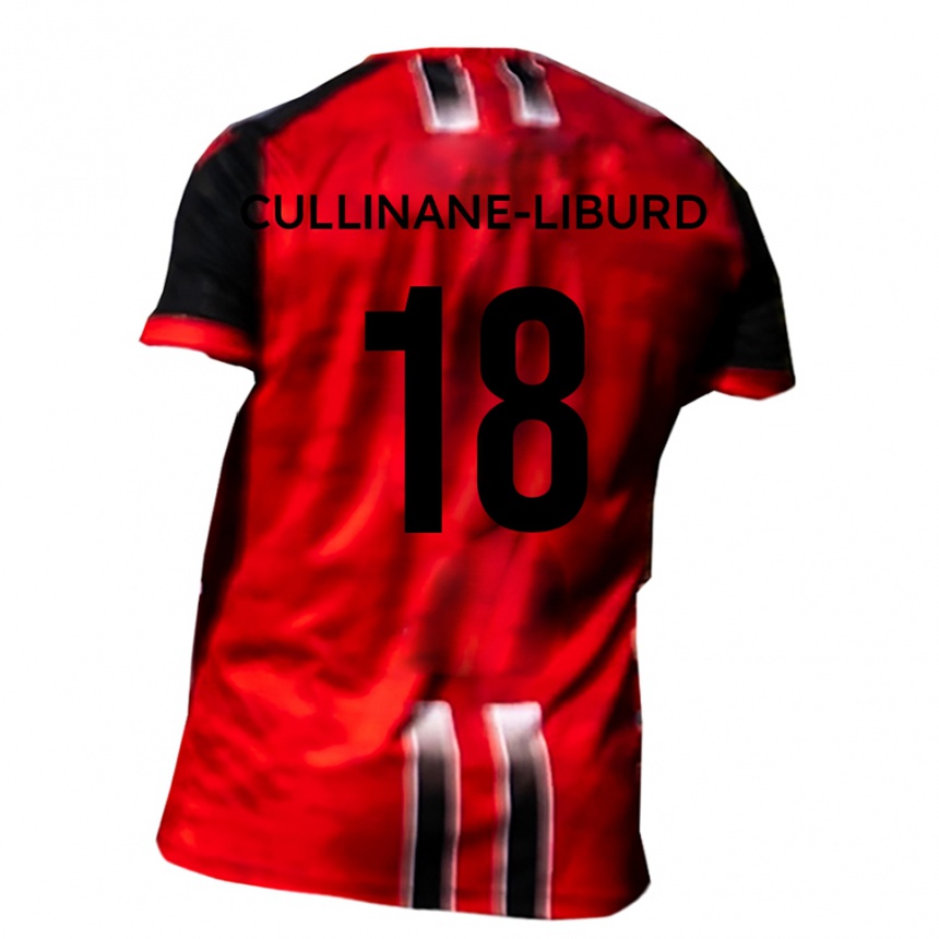 גברים כדורגל ג׳ורדן תומס קולינן-ליבורד #18 אדום שחור ג'רזי ביתית 2025/26