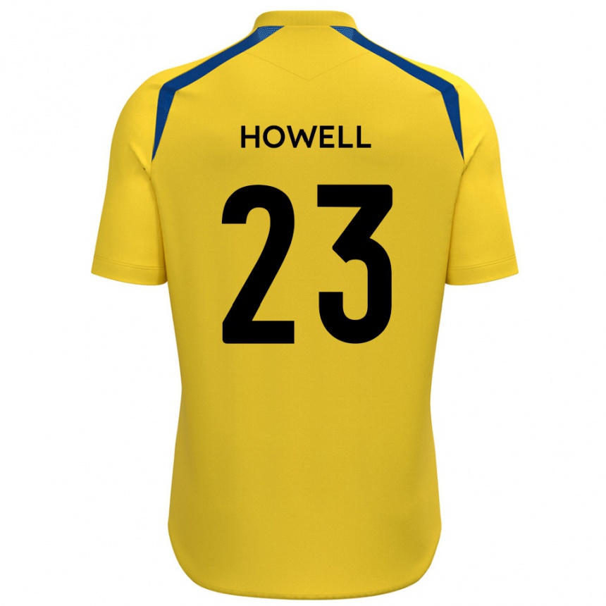 גברים כדורגל Finn Howell #23 צהוב כחול ג'רזי ביתית 2025/26