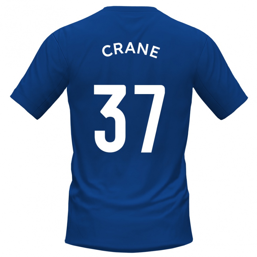 גברים כדורגל Nick Crane #37 כחול לבן ג'רזי ביתית 2025/26