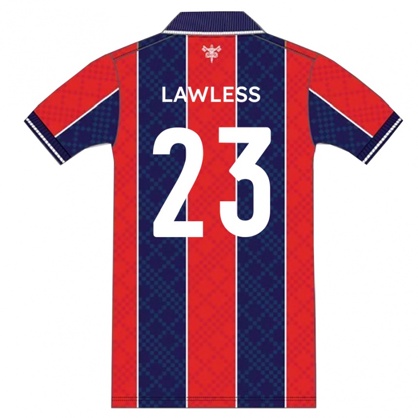 גברים כדורגל קונור לולס #23 אדום נייבי ג'רזי ביתית 2025/26