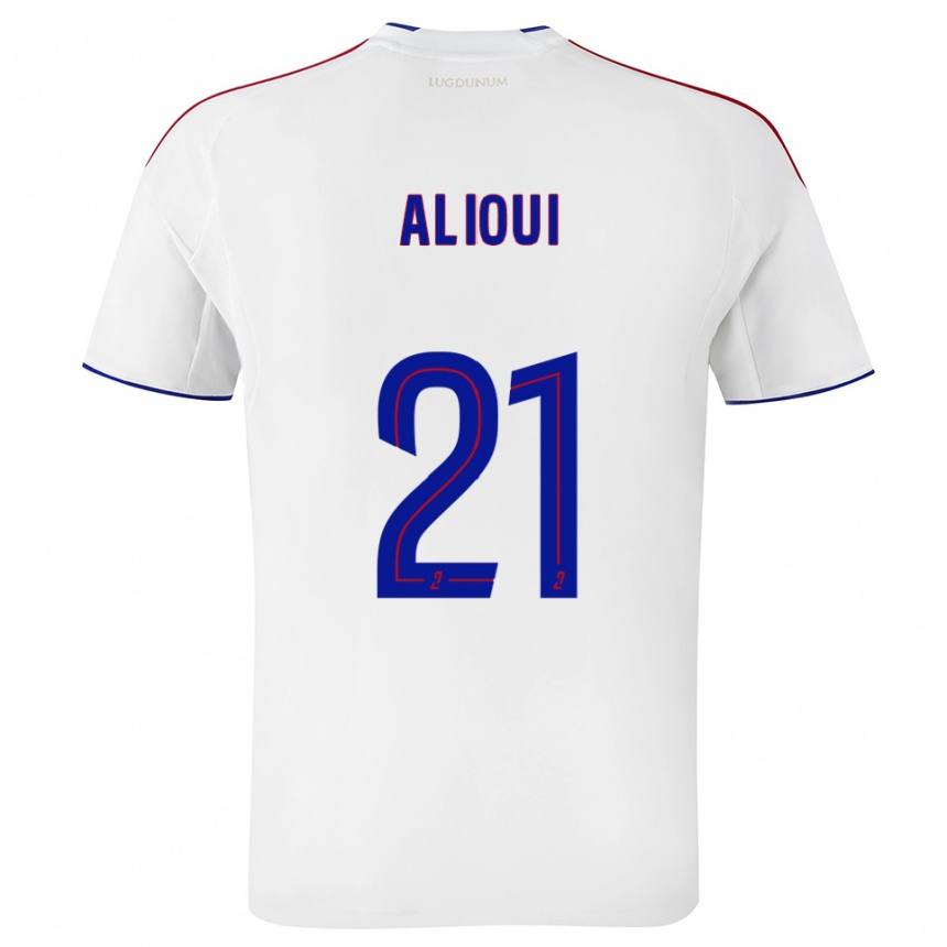 גברים כדורגל אדם עליאווי #21 לבן אדום ג'רזי ביתית 2025/26