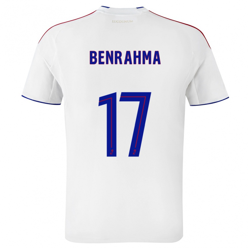 גברים כדורגל סעיד בנרחמה #17 לבן אדום ג'רזי ביתית 2025/26