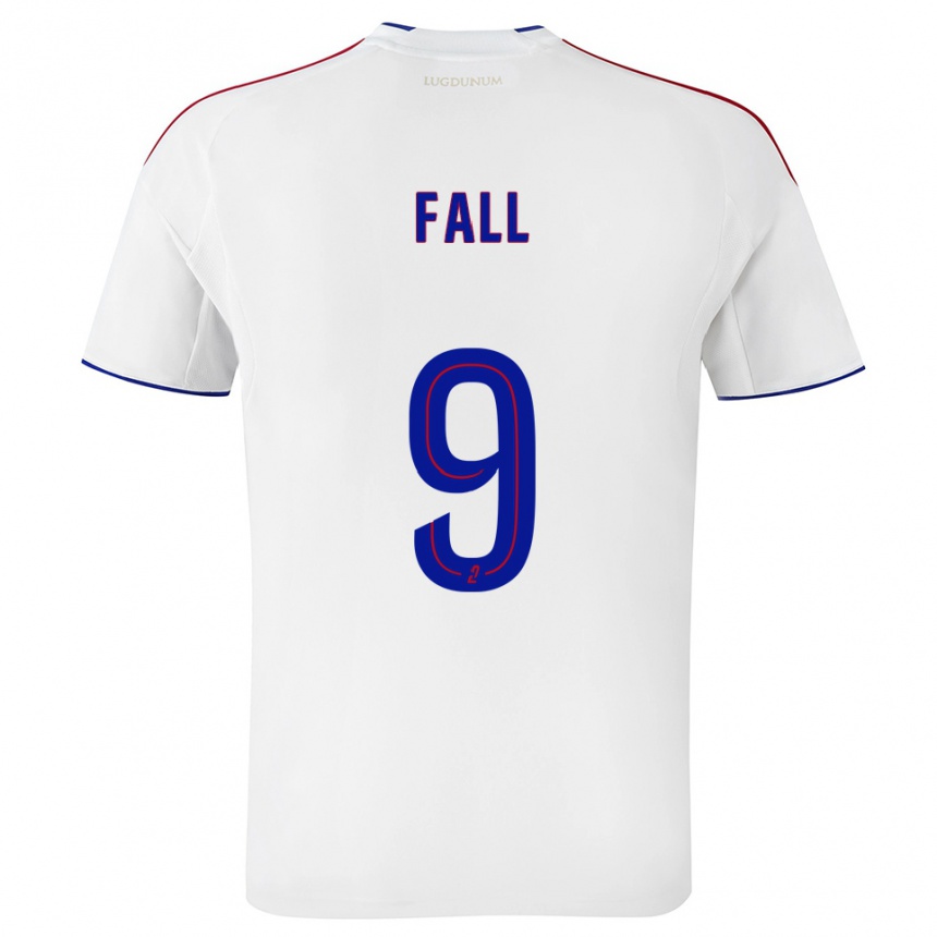 גברים כדורגל סתיו איברהימה #9 לבן אדום ג'רזי ביתית 2025/26