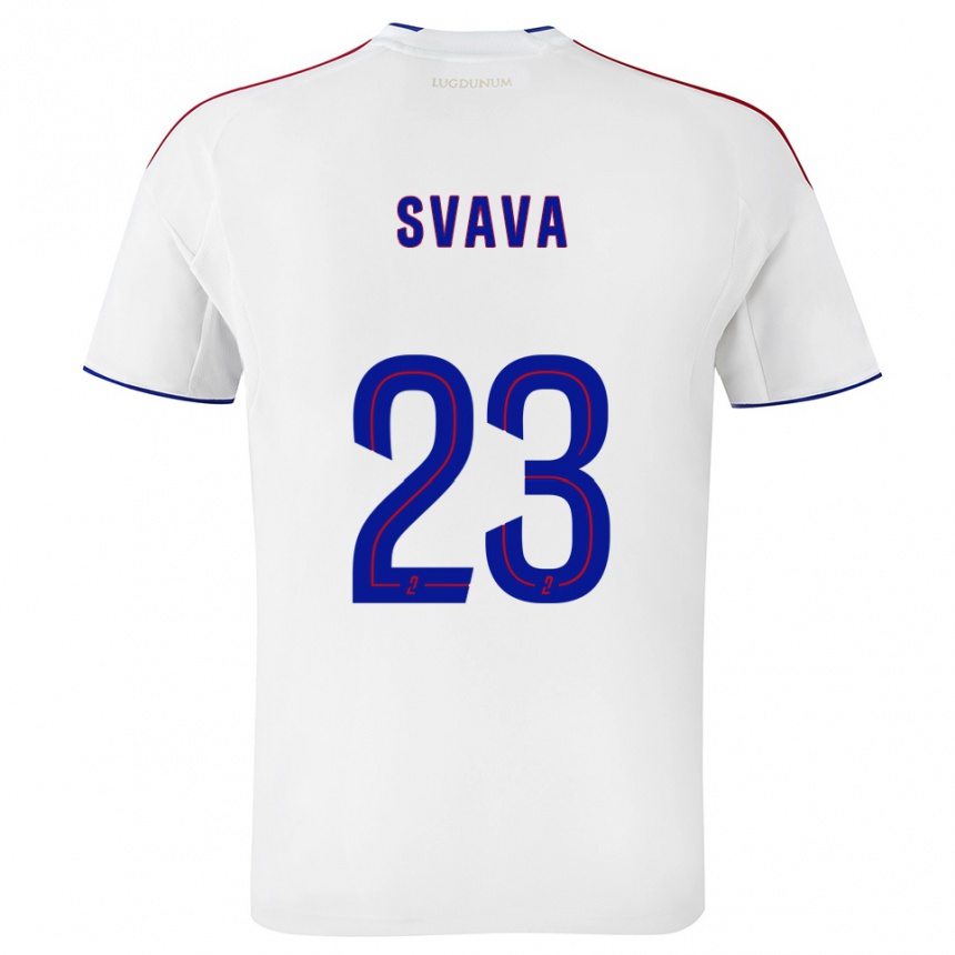 גברים כדורגל סופי סוואווה #23 לבן אדום ג'רזי ביתית 2025/26