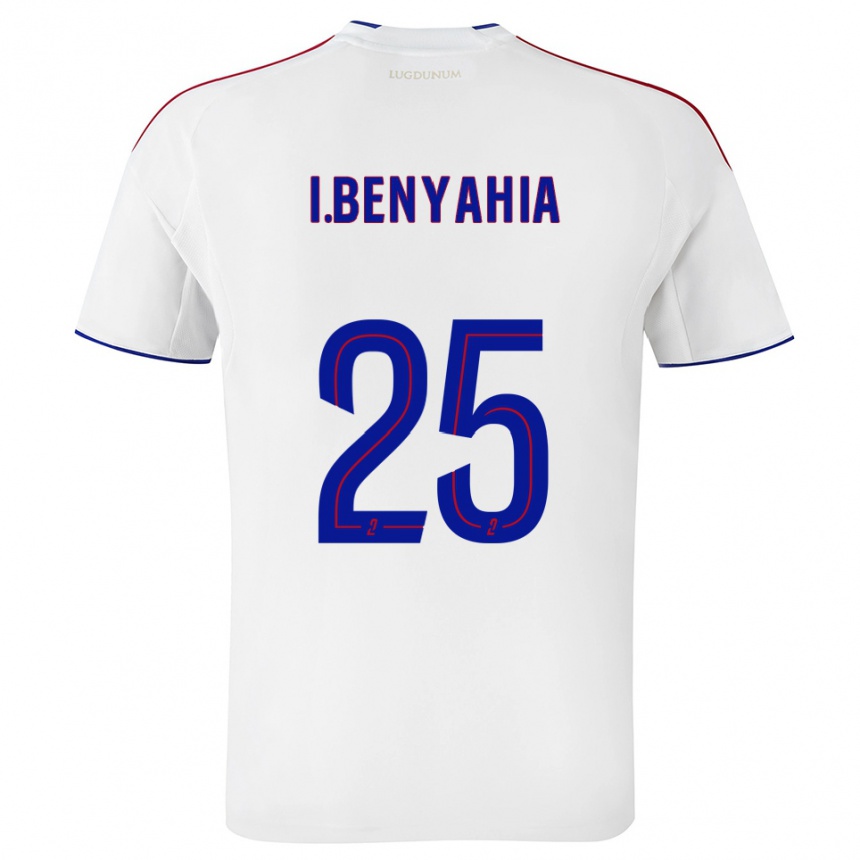 גברים כדורגל אינס בניאהיה #25 לבן אדום ג'רזי ביתית 2025/26