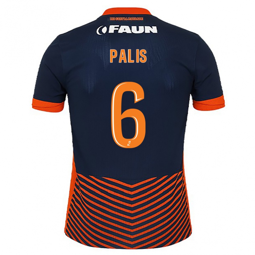 גברים כדורגל אלה פאליס #6 כחול חצות כתום ג'רזי ביתית 2025/26