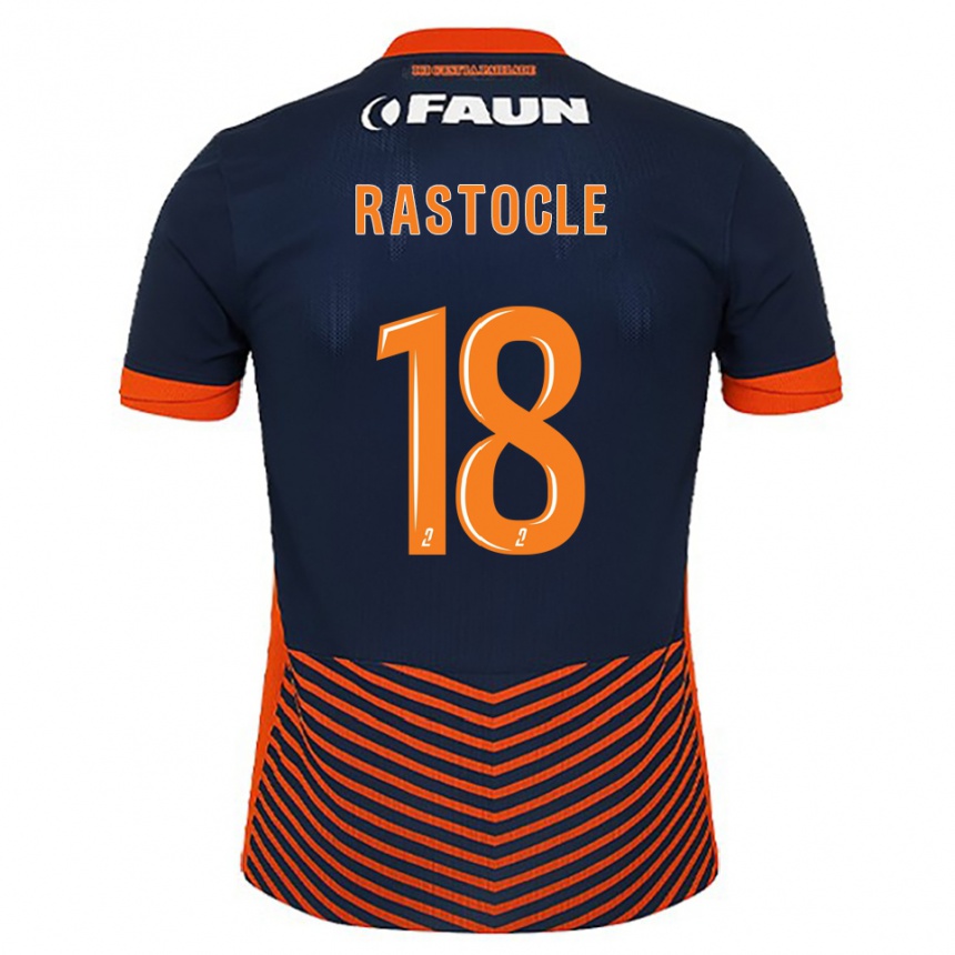 גברים כדורגל ג'ייד ראסטוקל #18 כחול חצות כתום ג'רזי ביתית 2025/26