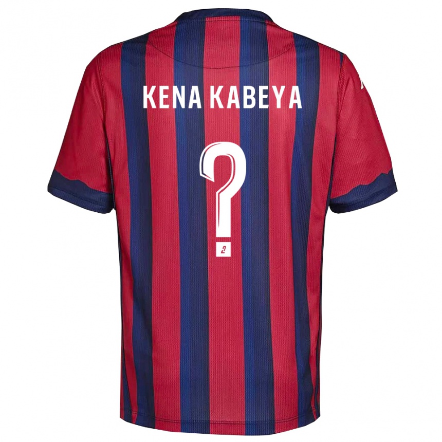 גברים כדורגל אית׳ן קנה קאביה #0 בורדו כחול נייבי ג'רזי ביתית 2025/26 גברים כדורגל אית׳ן קנה קאביה #0 בורדו כחול נייבי ג'רזי ביתית 2025/26