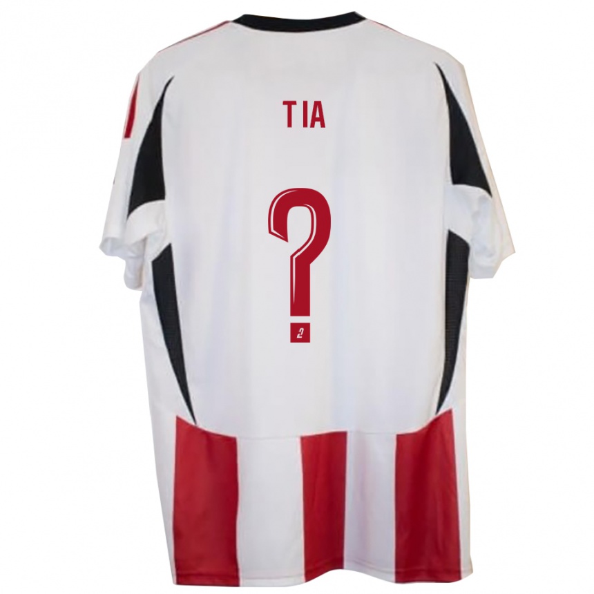 גברים כדורגל Davy Tia #0 אדום כחול ג'רזי ביתית 2025/26