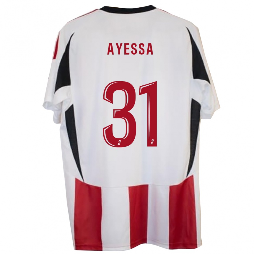 גברים כדורגל Jésah Ayessa #31 אדום כחול ג'רזי ביתית 2025/26