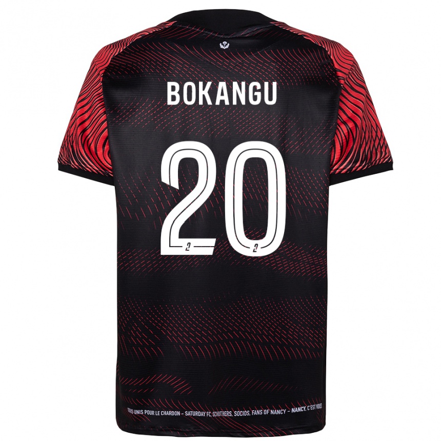 גברים כדורגל Brandon Bokangu #20 לבן אדום ג'רזי ביתית 2025/26