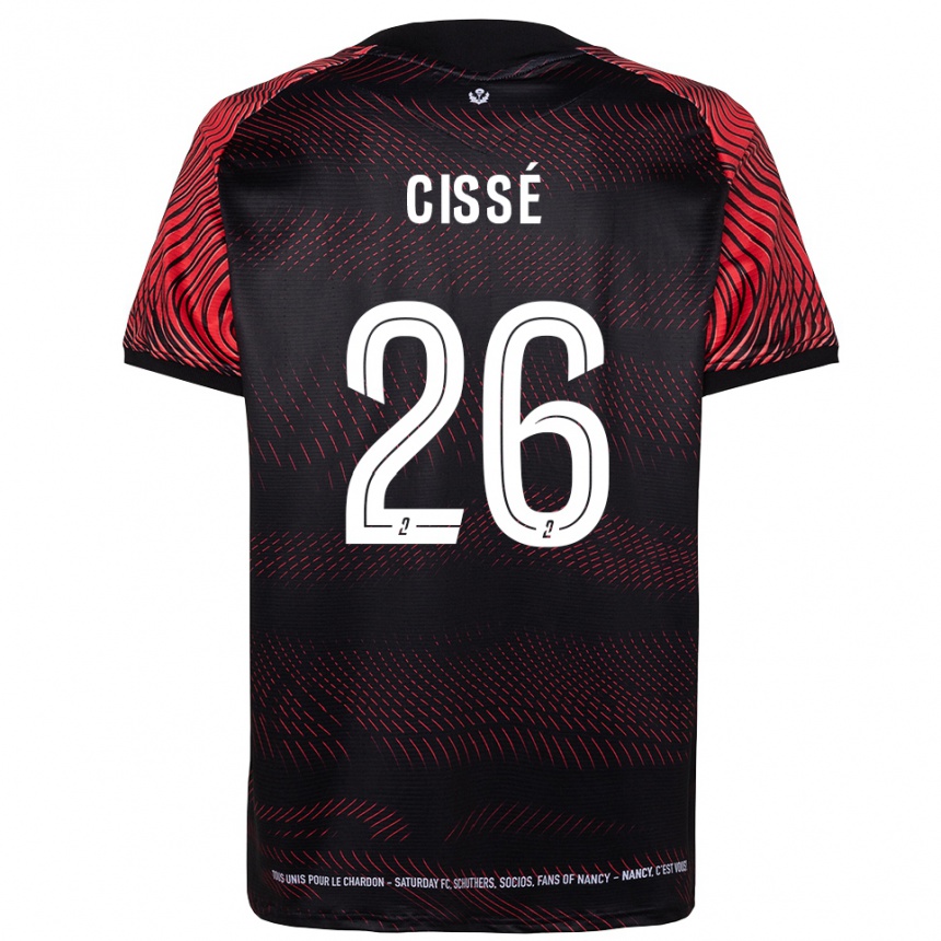 גברים כדורגל סידי סיסה #26 לבן אדום ג'רזי ביתית 2025/26