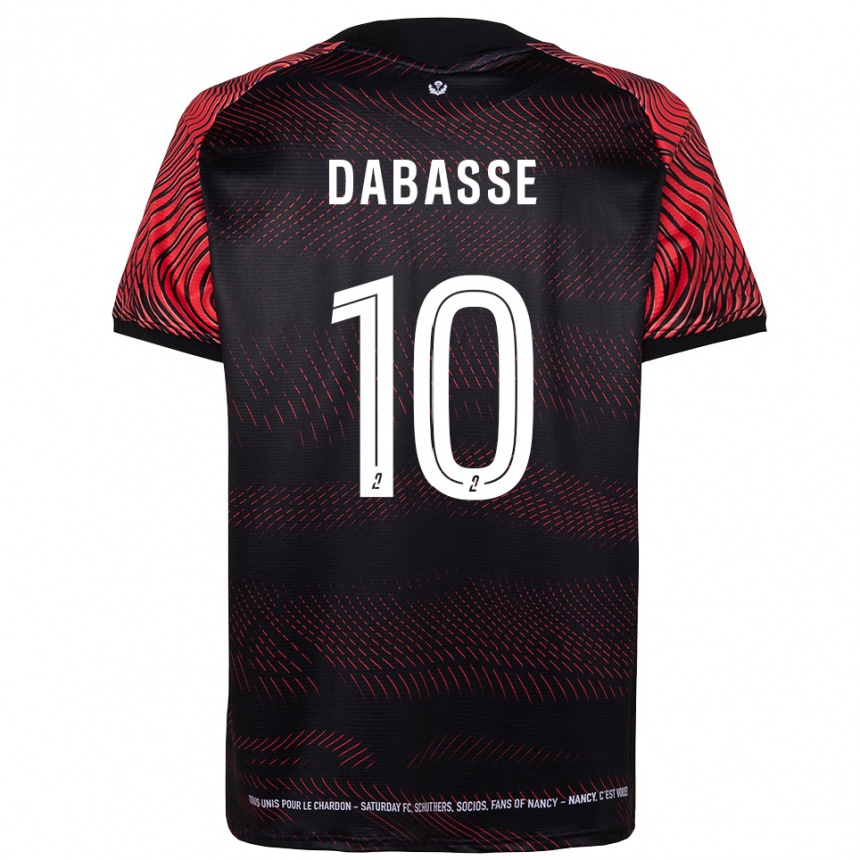גברים כדורגל אדריאן דבאסה #10 לבן אדום ג'רזי ביתית 2025/26