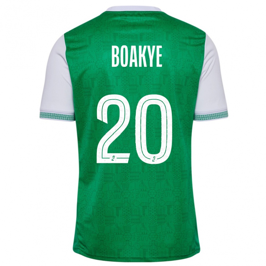 גברים כדורגל אוגוסטין בואקיה #20 ירוק לבן ג'רזי ביתית 2025/26