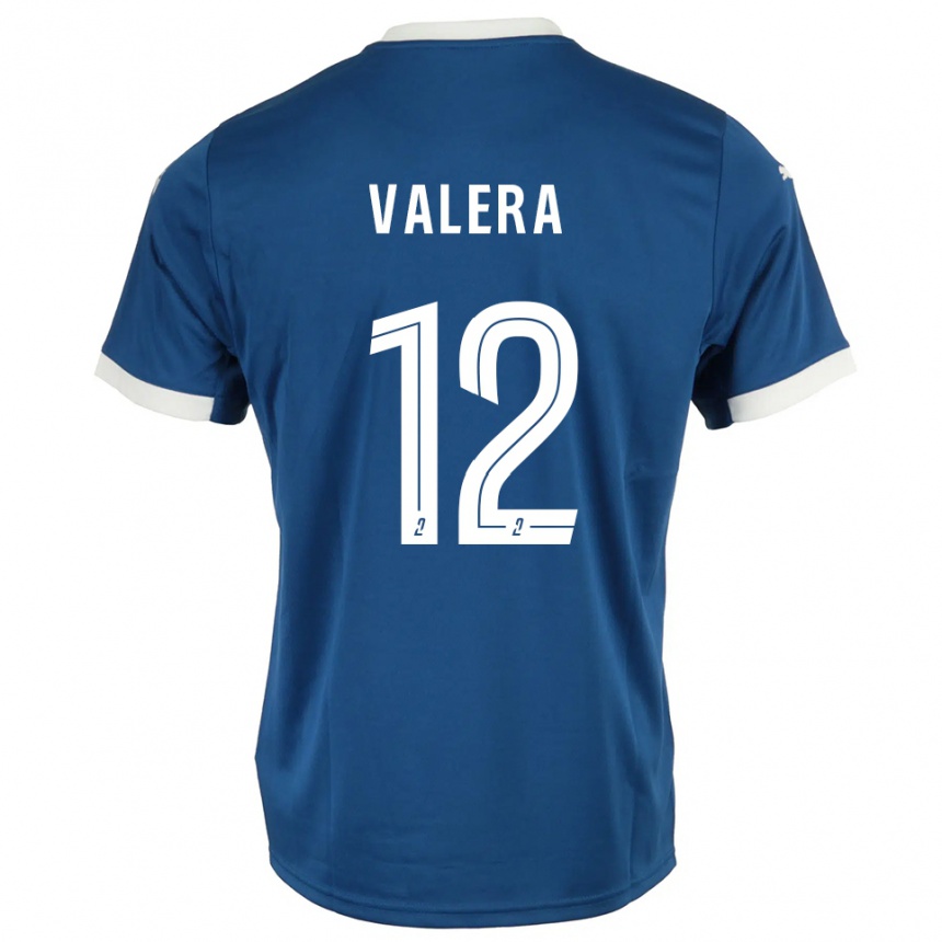 גברים כדורגל Louis Valera #12 כחול לבן ג'רזי ביתית 2025/26