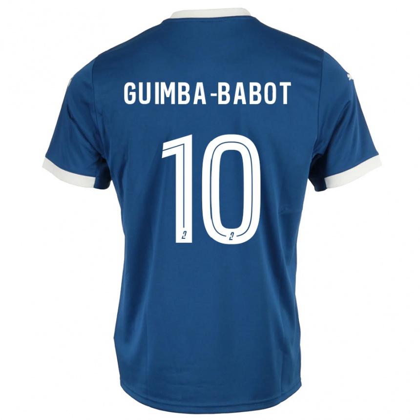 גברים כדורגל Khays Guimba-Babot #10 כחול לבן ג'רזי ביתית 2025/26