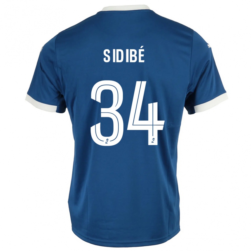 גברים כדורגל אלי סידיבה #34 כחול לבן ג'רזי ביתית 2025/26