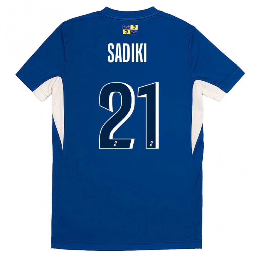 גברים כדורגל Nehla Sadiki #21 כחול נייבי כחול ג'רזי ביתית 2025/26