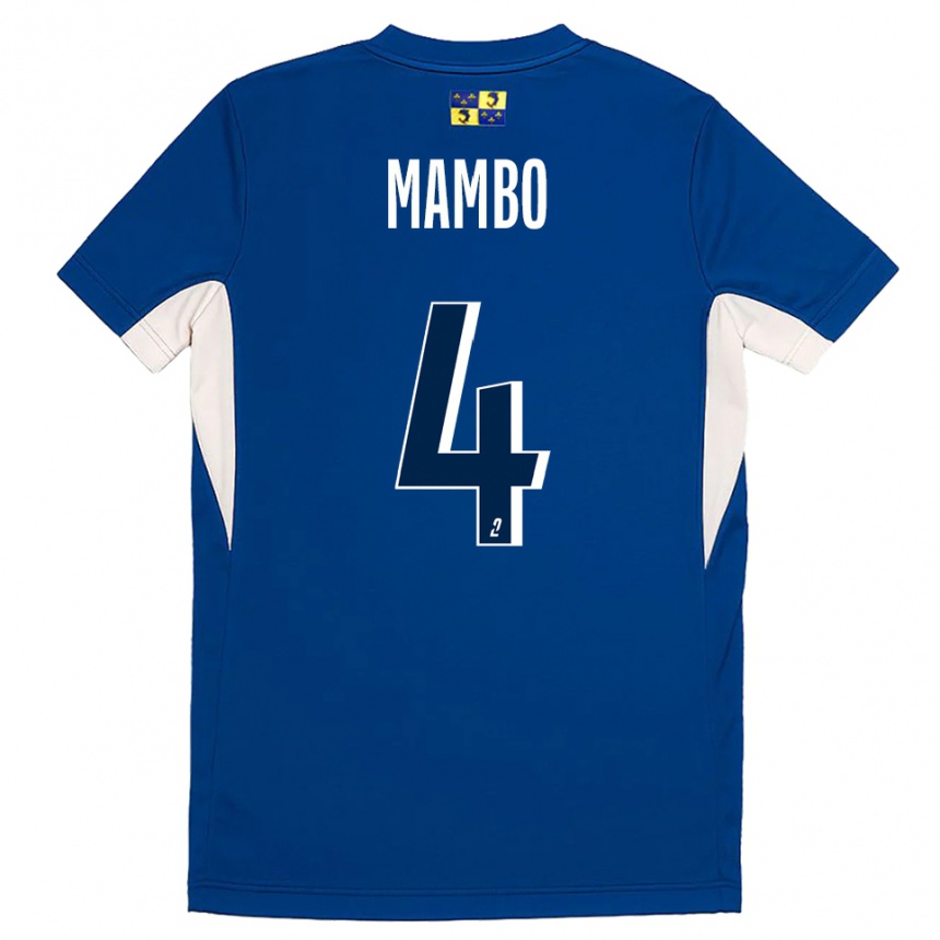 גברים כדורגל Stone Mambo #4 כחול נייבי כחול ג'רזי ביתית 2025/26