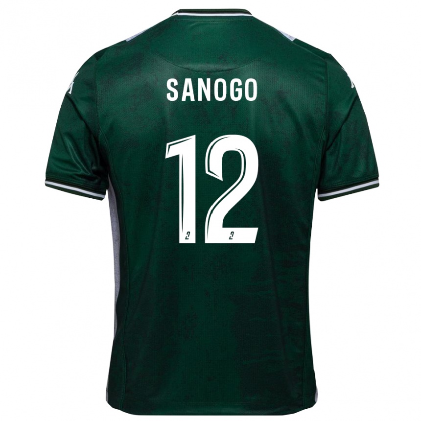 גברים כדורגל Aboudramane Sanogo #12 ירוק לבן ג'רזי ביתית 2025/26