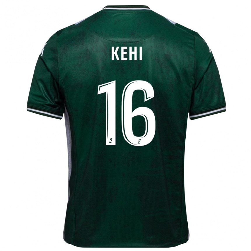 גברים כדורגל מארק אוליבייר קהי #16 ירוק לבן ג'רזי ביתית 2025/26