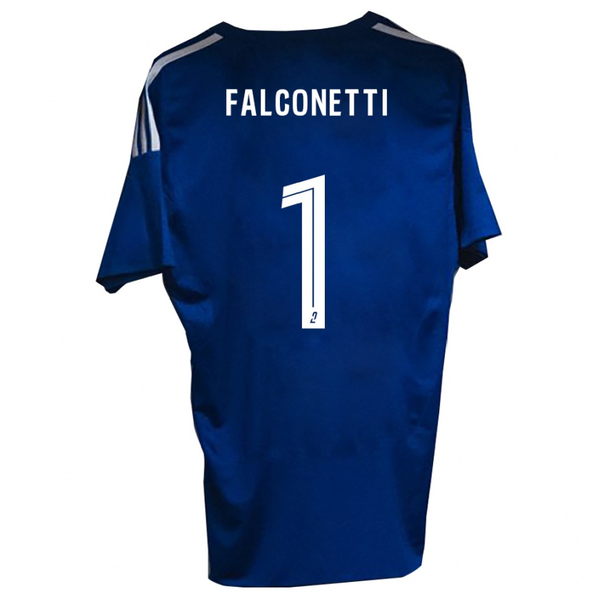 גברים כדורגל Thomas Falconetti #1 כחול לבן ג'רזי ביתית 2025/26