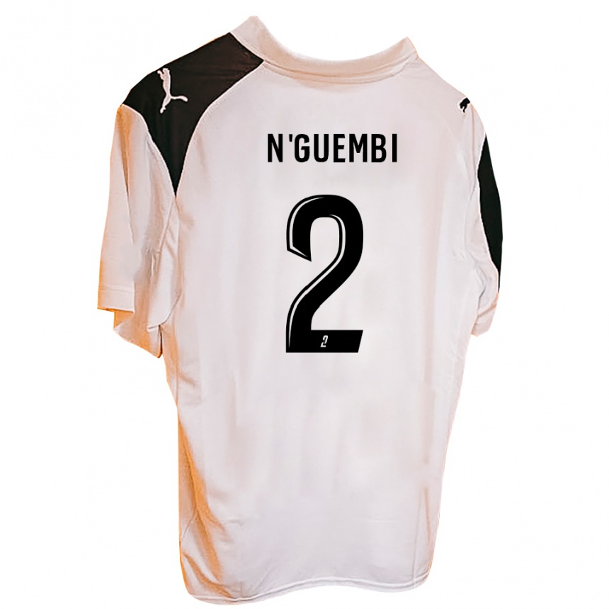 גברים כדורגל Gabriel N'guembi #2 כתום שחור ג'רזי ביתית 2025/26