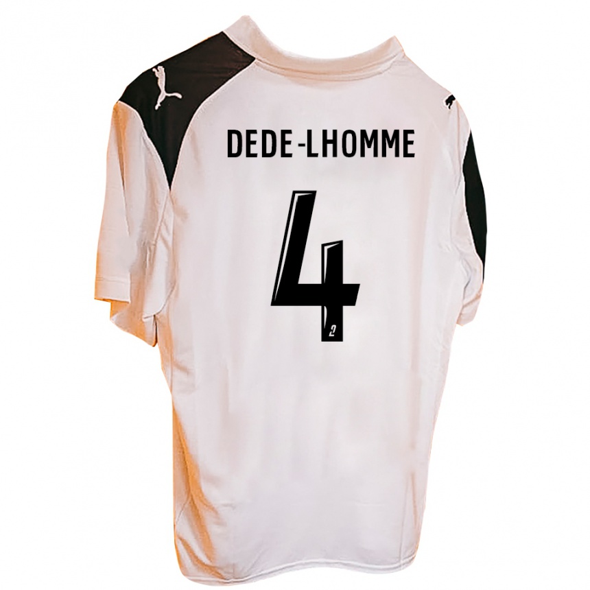 גברים כדורגל Noah Dede-Lhomme #4 כתום שחור ג'רזי ביתית 2025/26